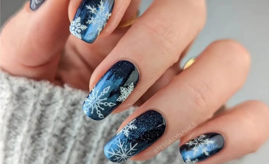 classy winter nails