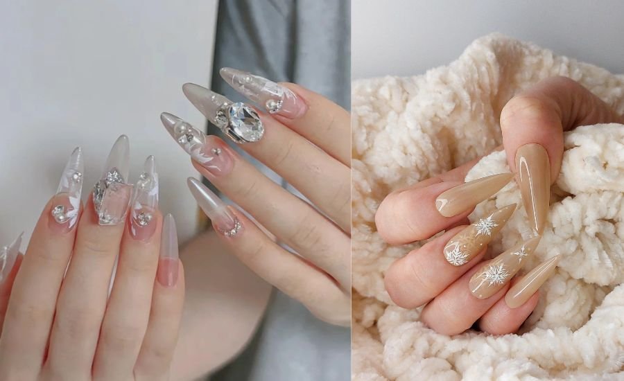 classy winter nails